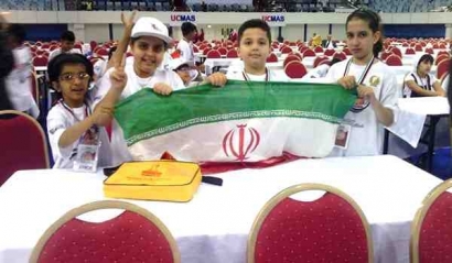 5 دانش‌آموز نخبه گلستانی در دنیا گل کاشتند/ مقام اول ایران در مسابقات بین‌المللی محاسبات ذهنی دبی با درخشش گلستان