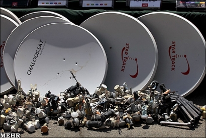 جمع‌آوری بیش از 20 هزار دستگاه تجهیزات گیرنده ماهواره در گلستان