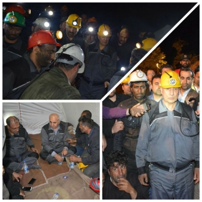 وزیر کار از تونل معدن آزادشهر بازدید کرد