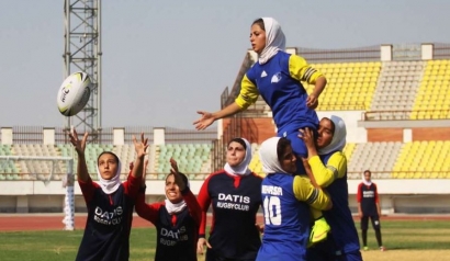 رقابت‌های راگبی دختران زیر 18 سال کشور در گرگان