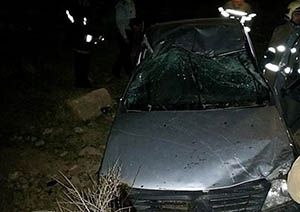 سقوط خودرو و مصدوم شدن ۴ نفر در گلستان