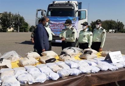 بیش از ۱۳۰۰ کیلوگرم مواد مخدر توسط پلیس گلستان کشف شد