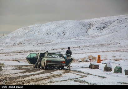 امدادرسانی به افراد گرفتار در برف و کولاک توسکستان