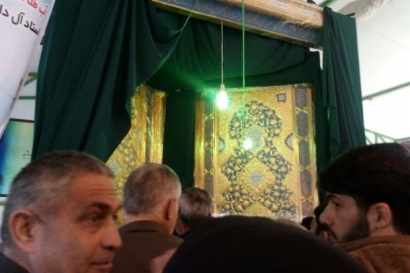 درب حرم امامین کاظمین (ع) در گرگان رونمایی شد