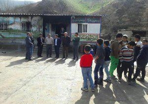 آتش سوزی یک مدرسه روستایی در کلاله