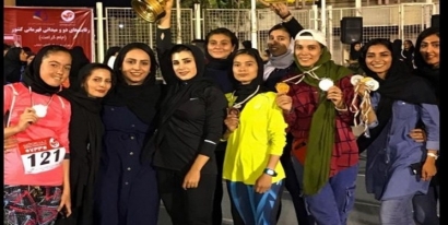 گلستان قهرمان دوومیدانی بانوان کشور شد