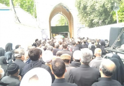 پیکر آیت‌الله قدمی در گرگان تشییع و تدفین شد
