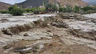 طغیان اترک و جاری شدن سیل در برخی از مناطق شرقی گلستان