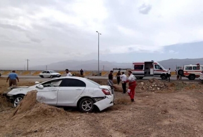 تصادف در محور آق‌قلا گرگان 4 نفر را راهی بیمارستان کرد